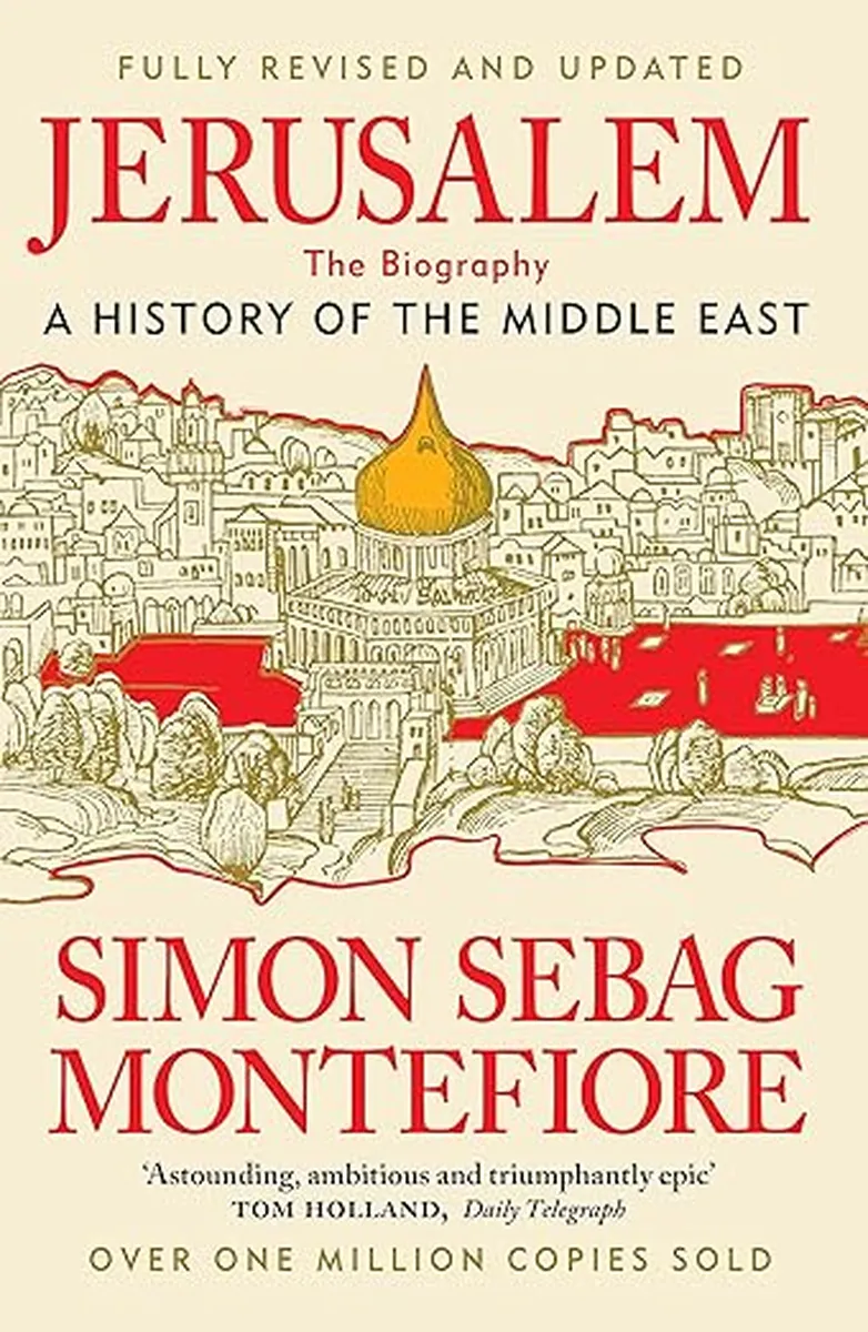 The front cover of the book Jerusalem by Simon Sebag Montefiore